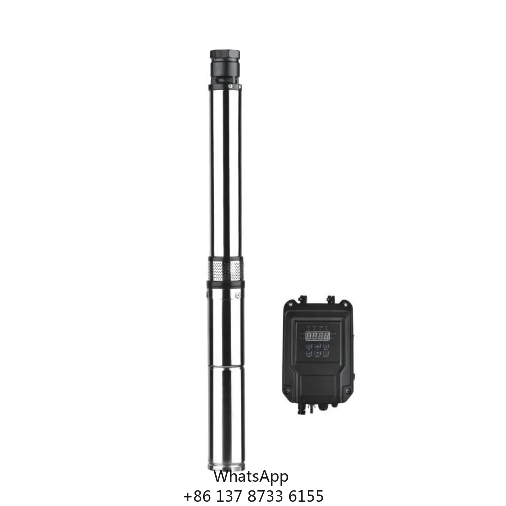 2026 2inch 48v Solar DC Brushless Deep Well Submersible Pump Stainless Steel Deep Well Pump For Household Agricultural Wells