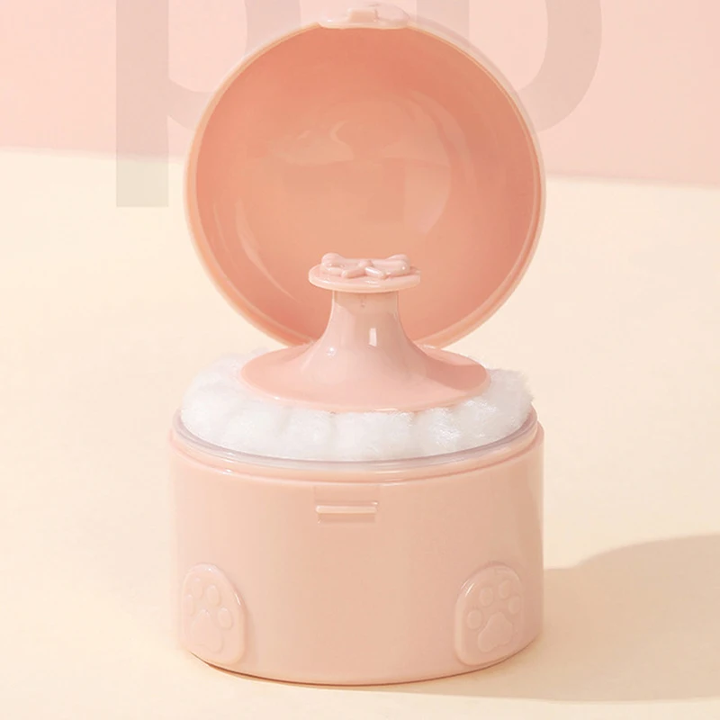 صندوق تخزين تعبئة مسحوق الطفل الفرعي حاوية فارغة متعددة الوظائف صناديق نفخة البودرة الفارغة لصندوق فارغ على شكل دب الطفل #5