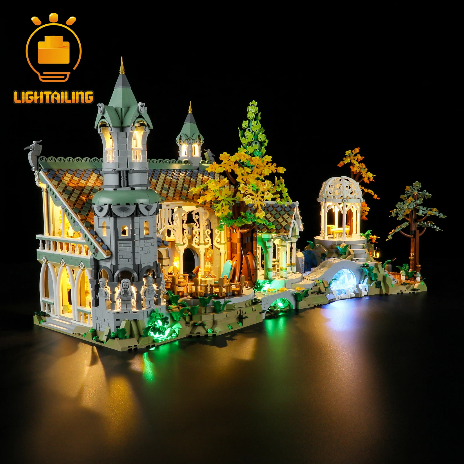 Juego de luces LED para niños, juego de bloques de construcción para 10316 (no incluye el modelo), juguetes para niños