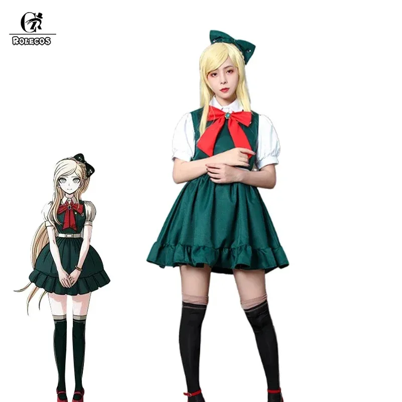 

Rolecos Danganronpa Nevermind cosplay costume Danganronpa 2 Anime Cosplay Costume game women School uniform Halloween outfit