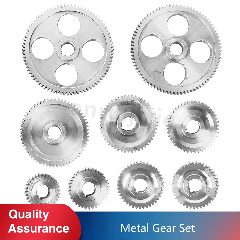 9pcs Metric Exchange Gear Set for SIEG C2&C3&SC2&JET BD-6&BD-7&BD-X7&CX704&Grizzly G8688&G0765&Compact 9 Mini Lathe spares part