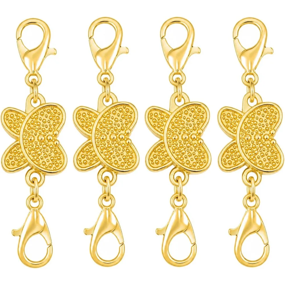 Butterfly Magnetic Necklace Clasp with Lobster Clasp, for Bracelet And Necklace Extender Closures
