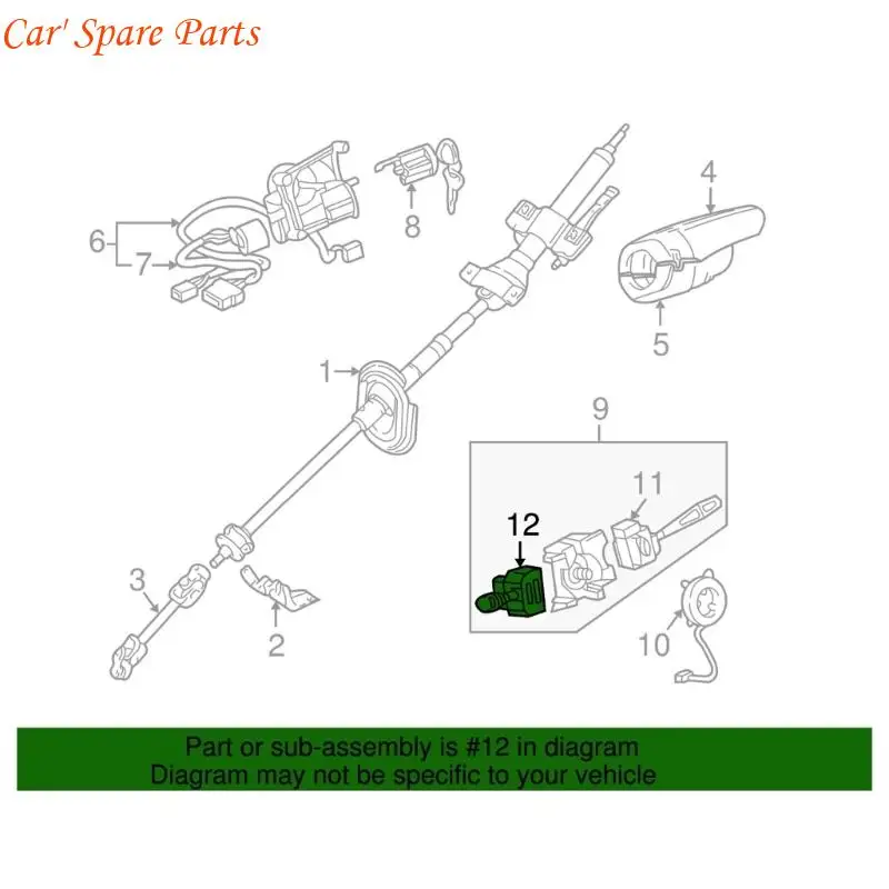 Y4UA Automotive Grade Ergonomic Wiper Switches Assembly MR570117 MR459891 CBS1104 1S4045 Weatherproof Construction