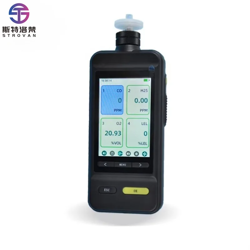 E CH4 Gas Analyzer CH4 Industrial Air Quality Testing Equipment