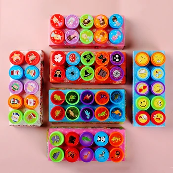 10 teile/satz Kinder Runde Infantile Stempel Set für Schule Geschenk