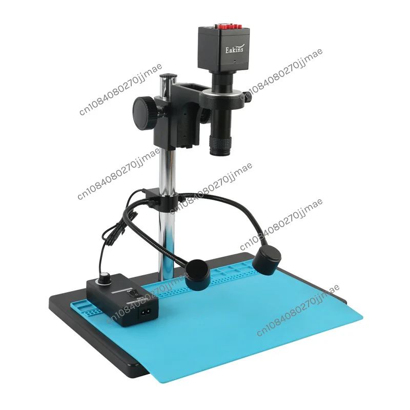 Industrial Laboratory PCB Welding Video Microscope Industrial Camera 130x Height Working Distance Large View