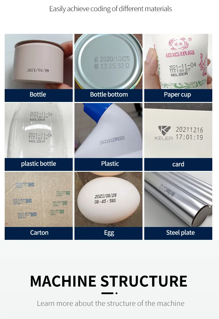 جودة عالية شبه أوتوماتيكية مع آلة طباعة الملصقات النافثة للحبر منخفضة الخسارة لزجاجة الأكياس البلاستيكية