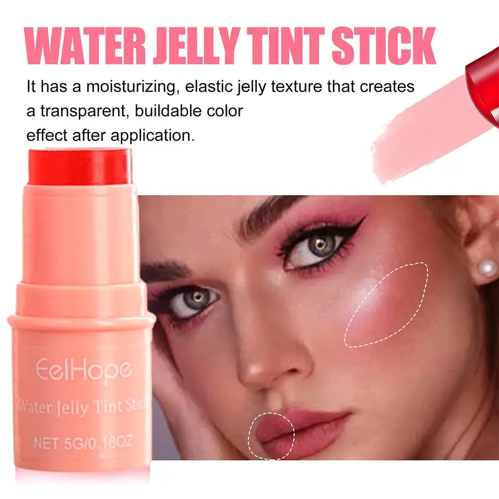 

Tinted Lip Balm Moisturizing Lipstick Primer Easy To Carry Anti-cracking Colored Jelly Cheek Color Tint Makeup Lip Care Cosmetic