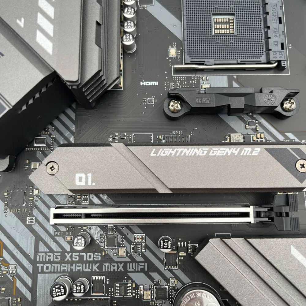 AM4 DDR4 128G PCI-E 4.0 M.2*2 SATA3 USB3.2 ATX Desktop Motherboard MAG X570S TOMAHAWK MAX WIFI - view 5