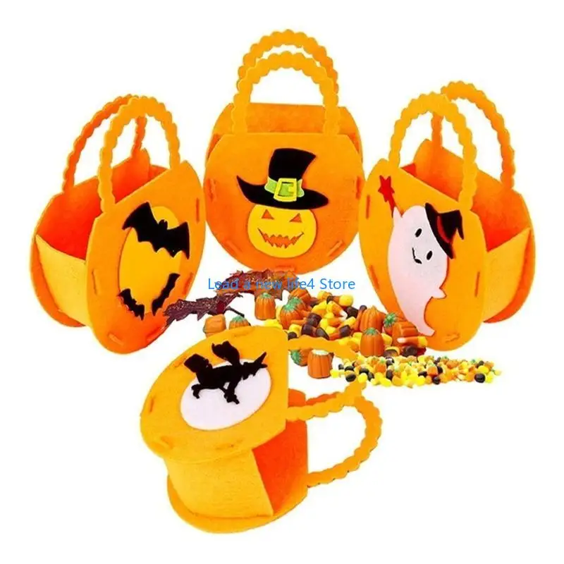 

Y55E Halloween Party Candy Bacds ужас тыква DIY FEED SUDBAG