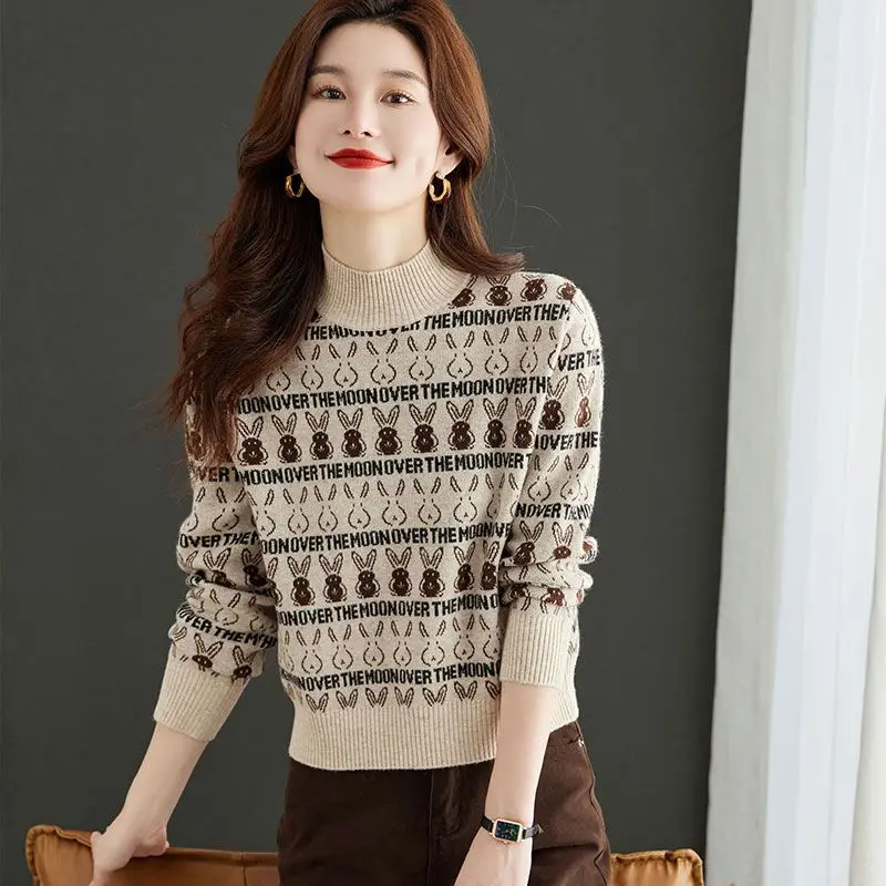 

Small Short Sweater Women Inner Layering Shirt Autumn and Winter New Hot Style Fashionable Top