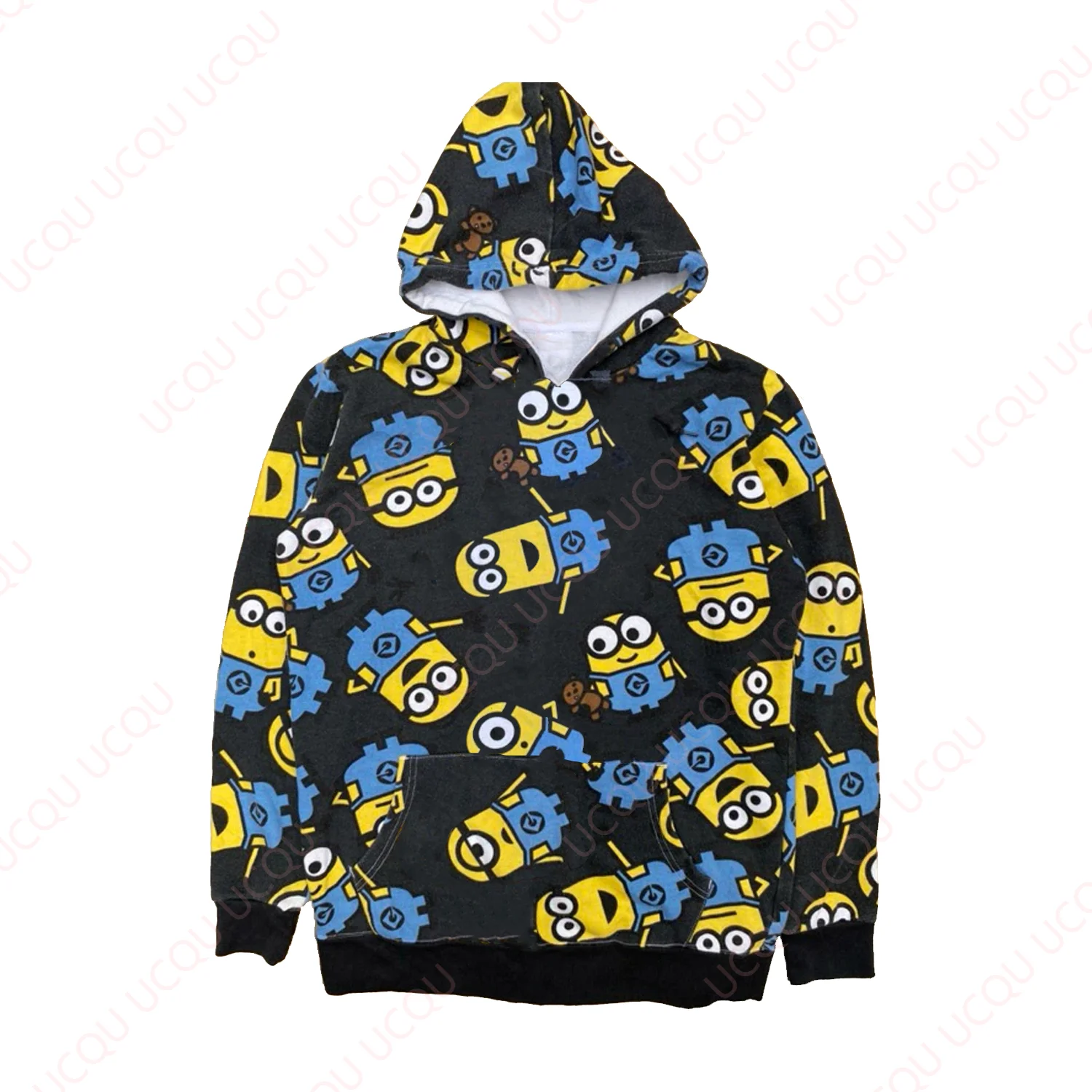 

The new arrival of 2025 Despicable Me Minion Unisex Loose Casual Hoodie Pullover Oversized Fashion Long Sleeve Hoodie