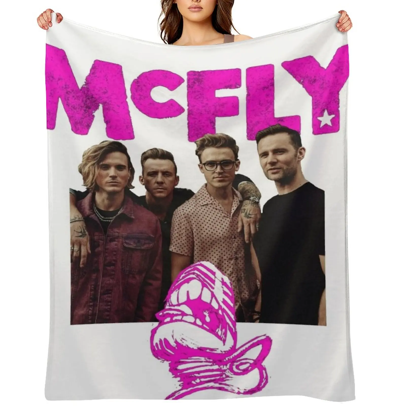 McFly 2019 Throw Blanket blankets and throws Cute for winter Custom Travel Luxury St Blankets