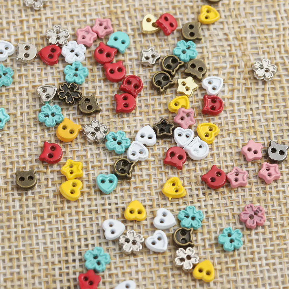 20/40Pcs 4mm Colorful Doll Clothes Buckles Metal Mini Buttons 1/6 Dolls Clothing Accessories  Stuffed Toys DIY Sewing Material