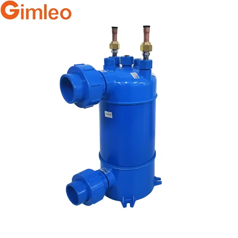 For Industrial-Grade MHTA1.5 Titanium Tube Heat Exchanger High-Capacity Seawater Cooling PVC Shell Marine Heat Pumps