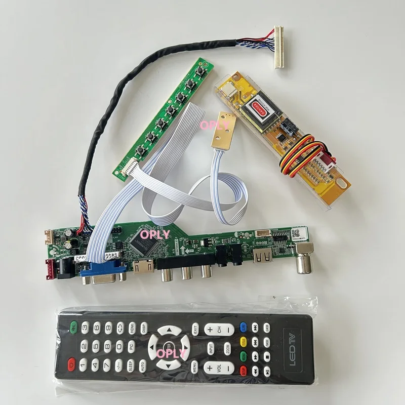TV Controller board HDMI-compatible kit VGA USB  RF for B156XW01 LP156WH1 15.6