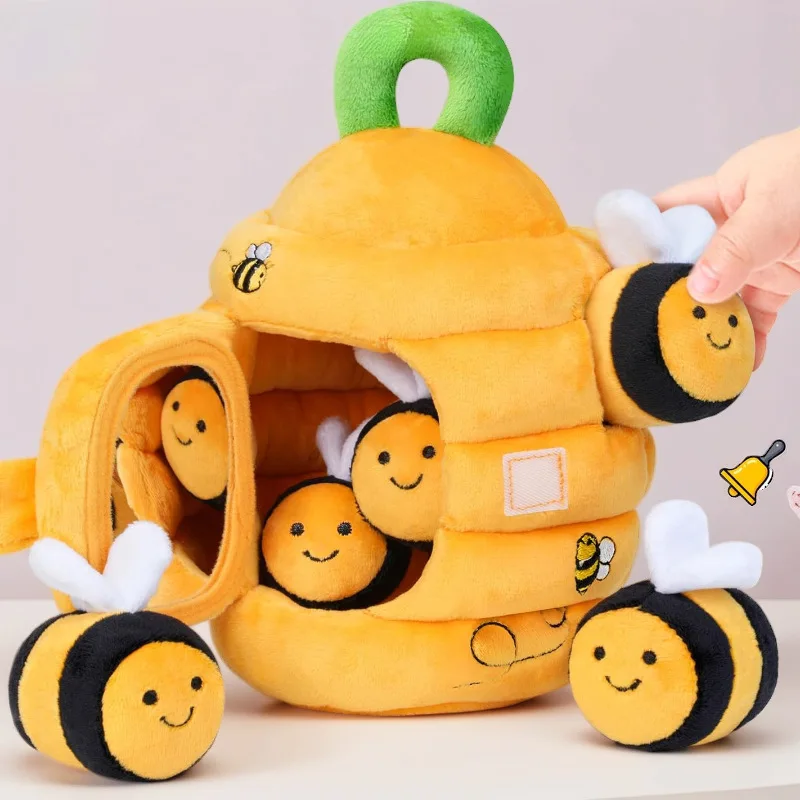 Children's Plush Toys New Jungle Mushroom House Bee Sensual Fine Action Doll