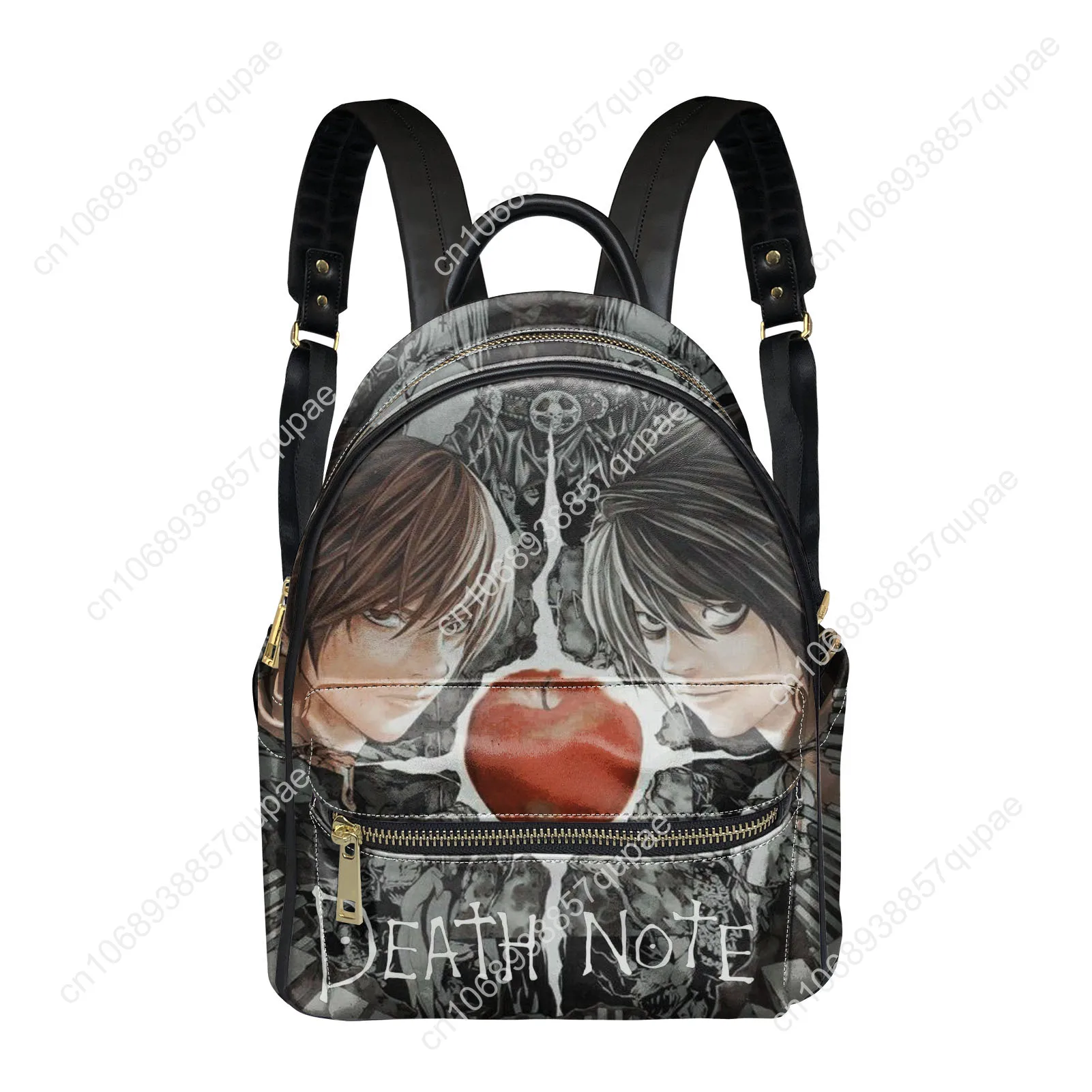 Japan Anime DEATH NOTE Backpack Womens Men Personalized Double Shoulder Bag Business Travel Bookbag Rucksack Gift Daypack