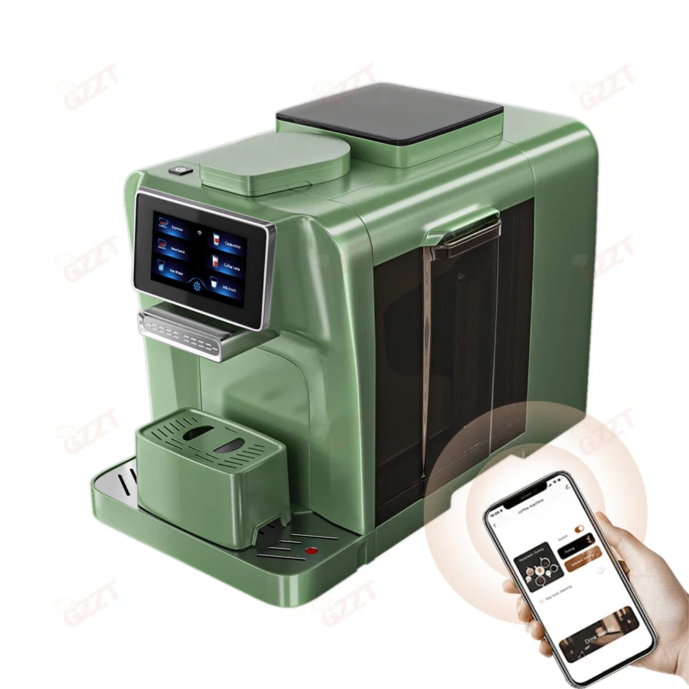 Home Office Coffee Shop Use New Smart Wifi Bean to Cup Automatic Espresso Coffee Machine With App Semi-automatic Coffee Machine