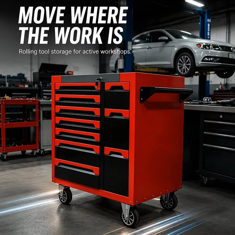 a forHeavy Duty Rolling Tool Cabinet Multi Drawer Mobile Tool Trolley with Lock for Auto Repair Garage Workshop Custom Storage