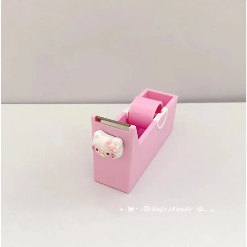 

Sanrio Hello Kitty desktop large tape seat anti-slip tape sealing machine hand account transparent paper machine seat