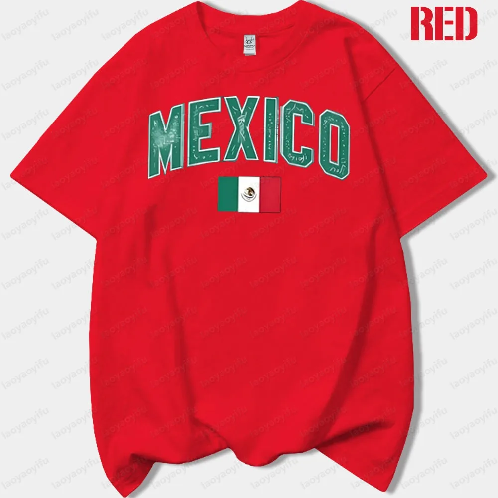Mexican Independence Day Woman Graphic T Shirts Viva Mexico Man Summer High Quality Cotton Tshirt Fashion Casual Outdoors Tops
