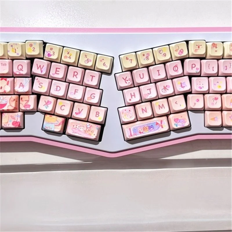 Sweet Dream Island Theme Keycap 137key Personalized Keycap FDA Height PBT Material Keycap Sublimation Mechanical Keyboard Keycap