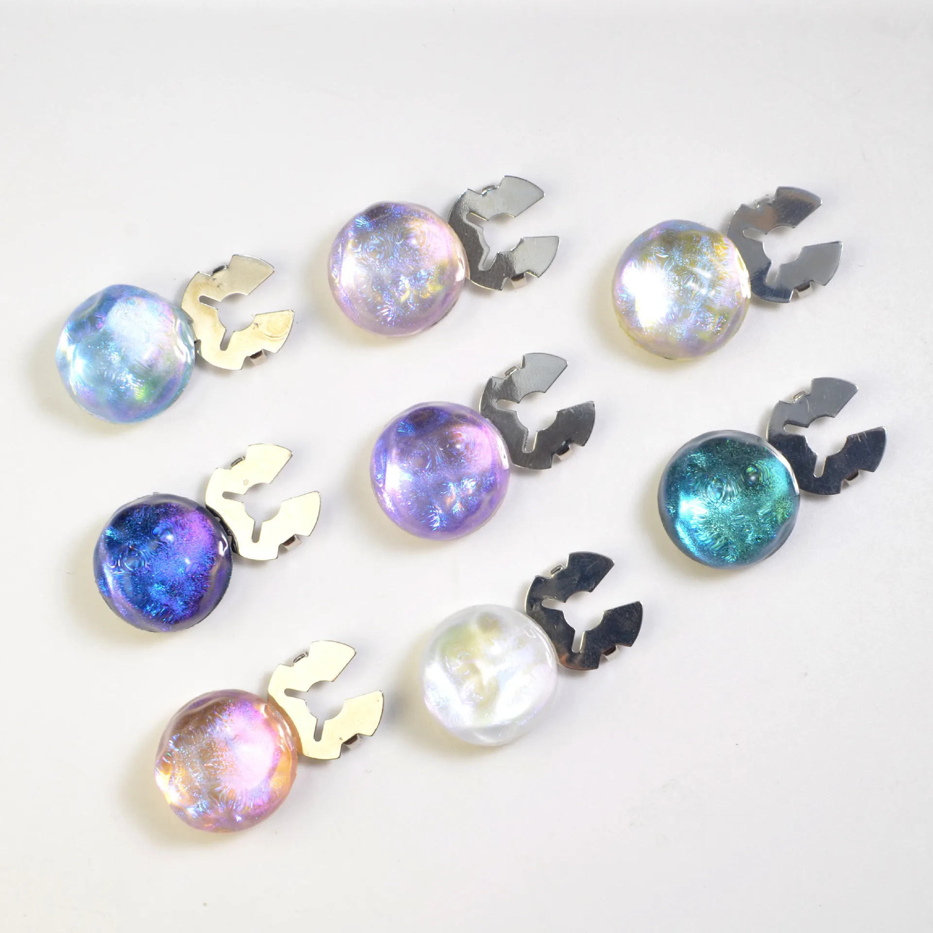 Fashion Men & Women Gentle Style Button Cover Accessories Crystal Rhinestone Decorated Shank Style Cufflinks for Shirts