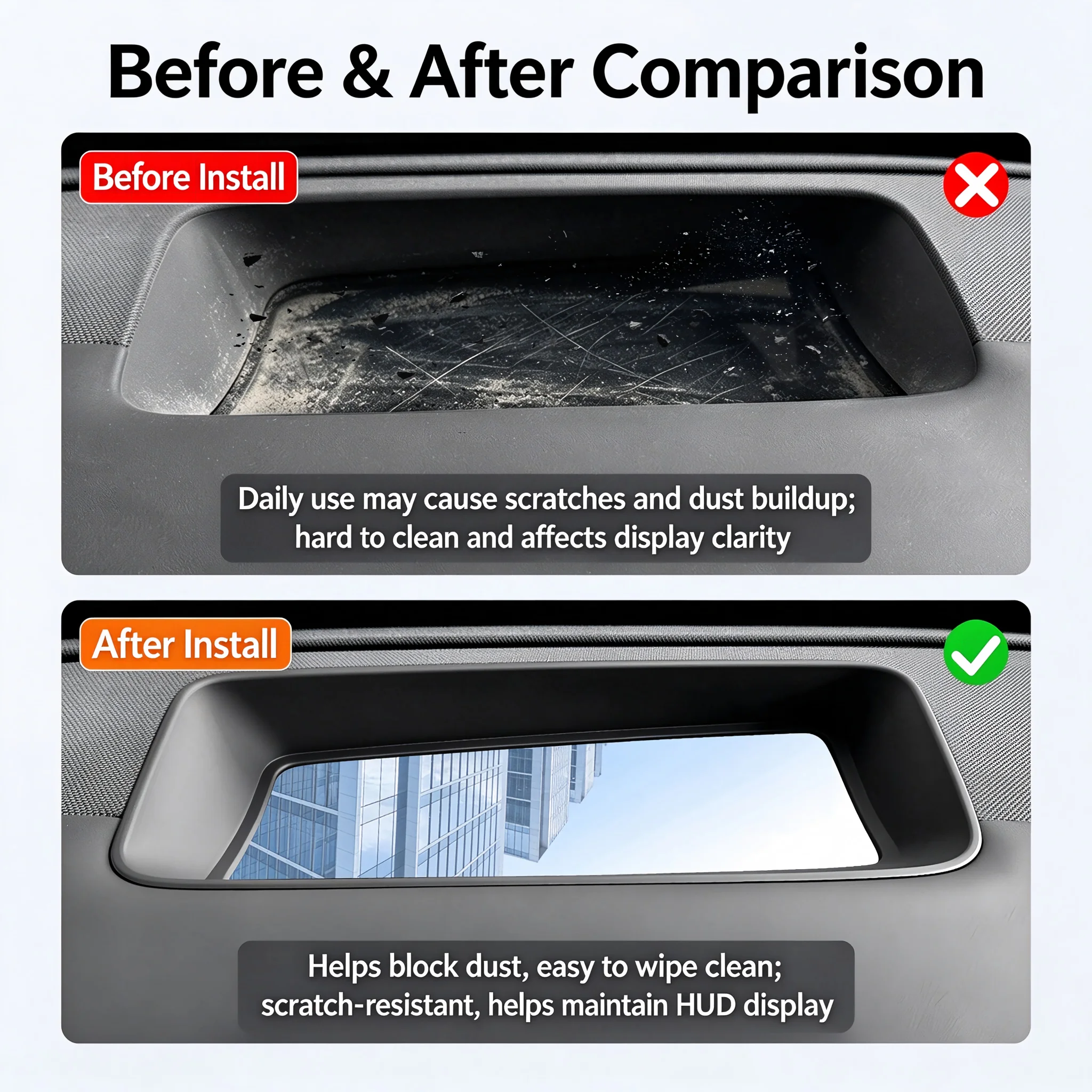 For BYD 2026 Han HUD Guard, Inlaid Curved Soft Film Head Up Display Protective Cover