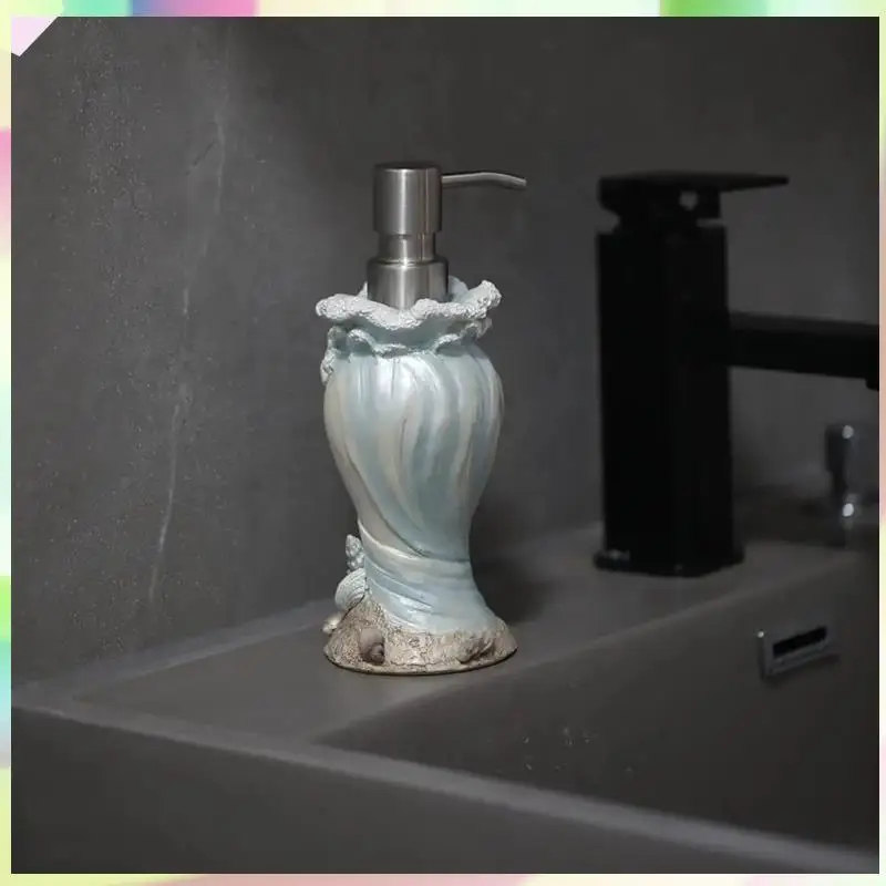 

B23B Дозатор для мыла в виде ракушек Дизайн ракушек Дозатор для мыла Бутылки с насосом для мыла с устойчивым к ржавчине насосом из нержавеющей стали