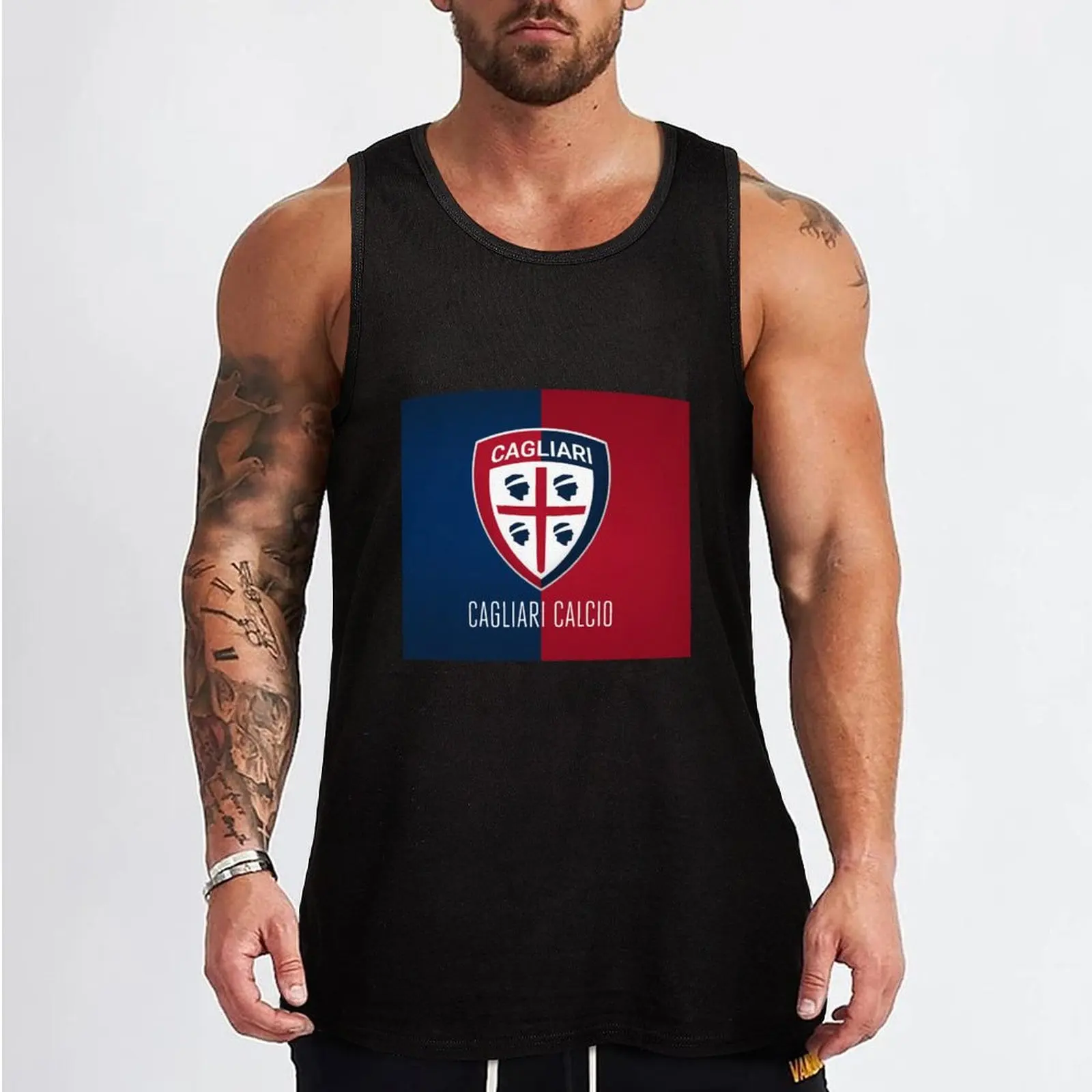 cagliari 5 Tank Top men clothings Man gym clothes