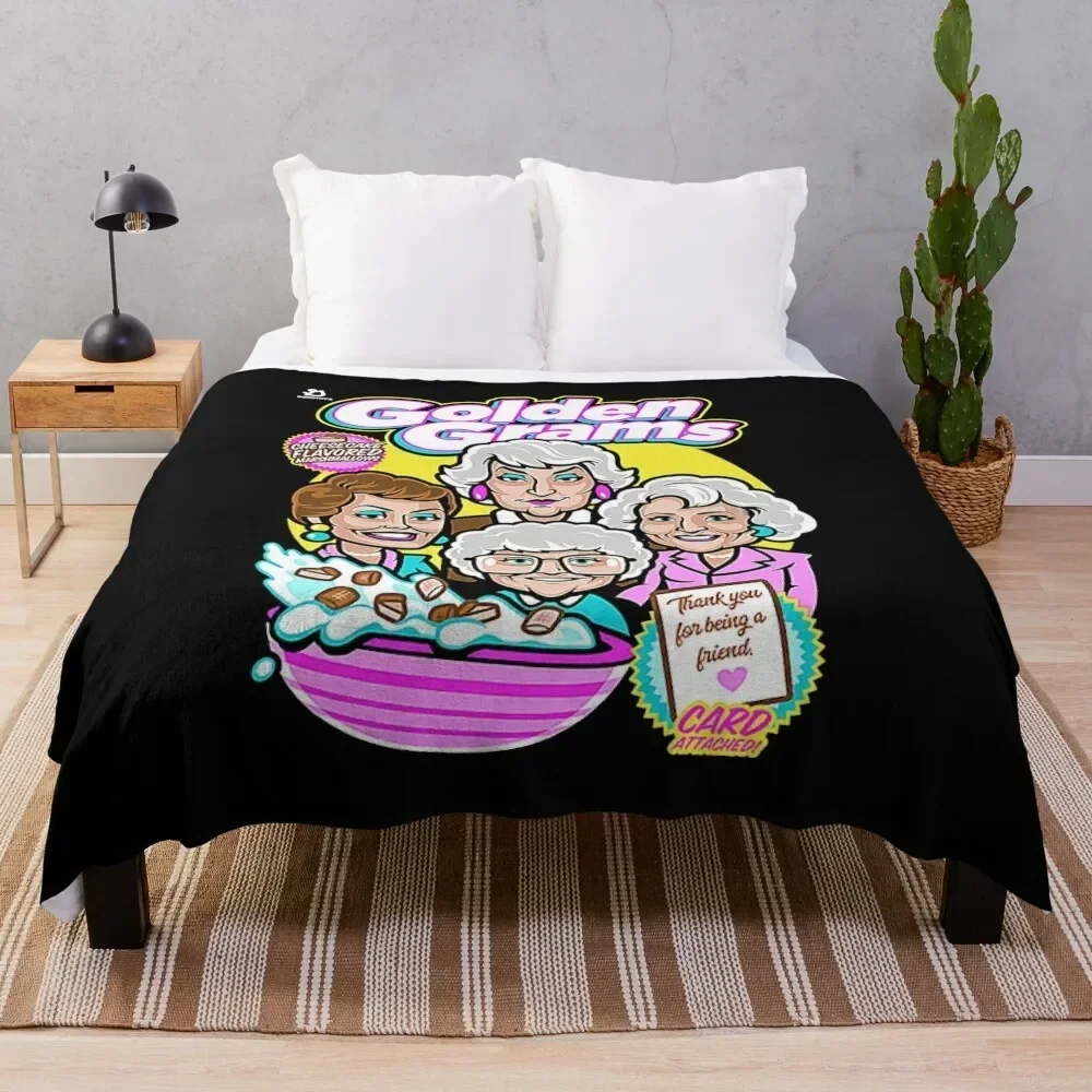 Golden Grams Throw Blanket Color Fast Cozy Throw Blanket