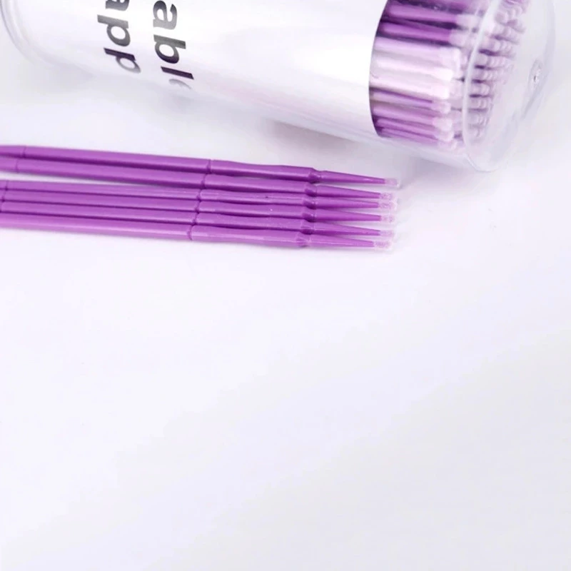 100Pcs/bottle MicroBrush For Eyelash Lift Kit Cleaning Rod for Lash Lift Kit Micro Rod for Eyelash Extension view 2