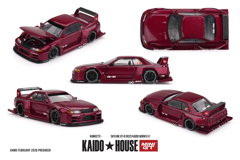 

PreSale Kaido House x MINI GT 1:64 NSX V1 / Fairlady Z / M3 / Skyline R32 Die-Cast Car Model Miniature Gifts