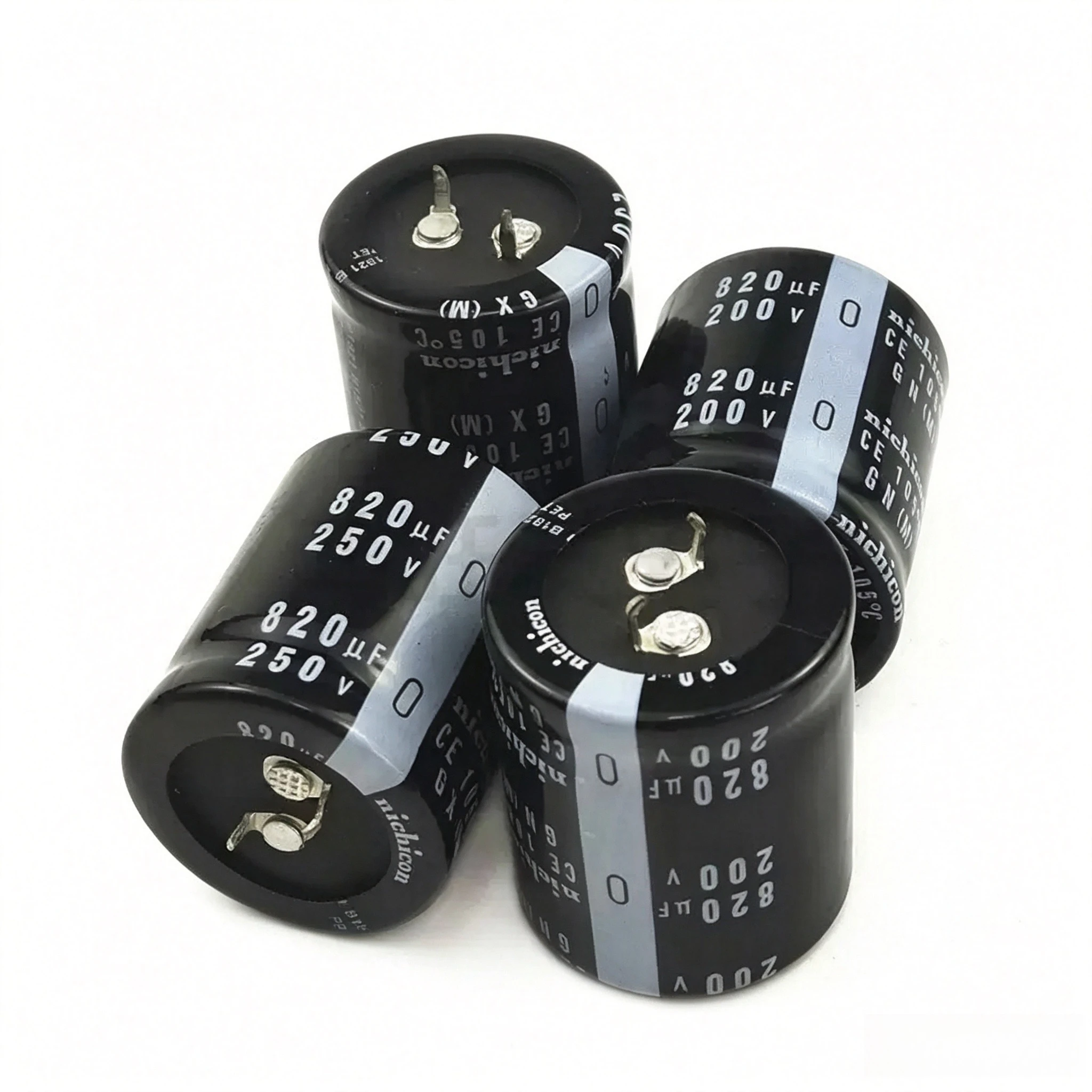 2PCS 250V820UF 200V Aluminum Electrolytic capacitor 820UF 22x40 22x50 25x30 25x35 25x40 25x45 25x50 30x30 30x35 35x30