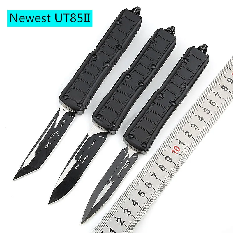 JUFULE Made UT85II Mark 204P Blade UT 85 Aluminium handle Survival EDC camping Fruit kitchenware Tool kitchen Fixed Blade Knife