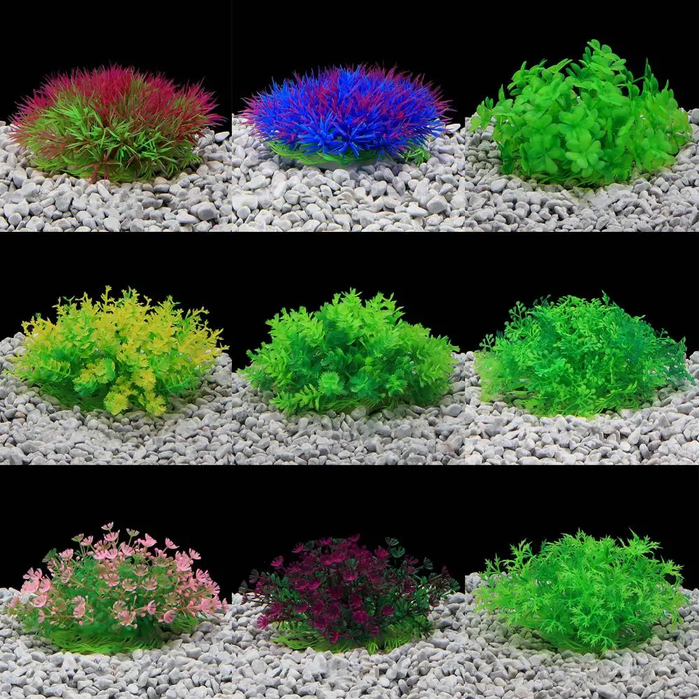 Aquarium Ornament Beauty Simulation Light Weight Simulated Plastic Water Grass Artificial Plants Aquatics Accessories