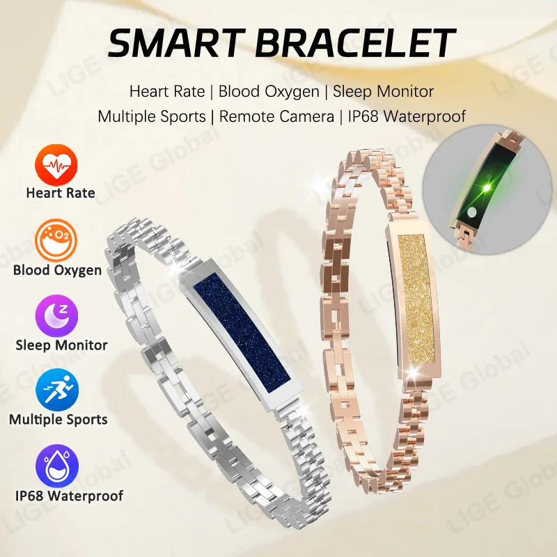 Smartwatch Stylish Watches For Women - Новый умный браслет LIGE, стильное украшение,