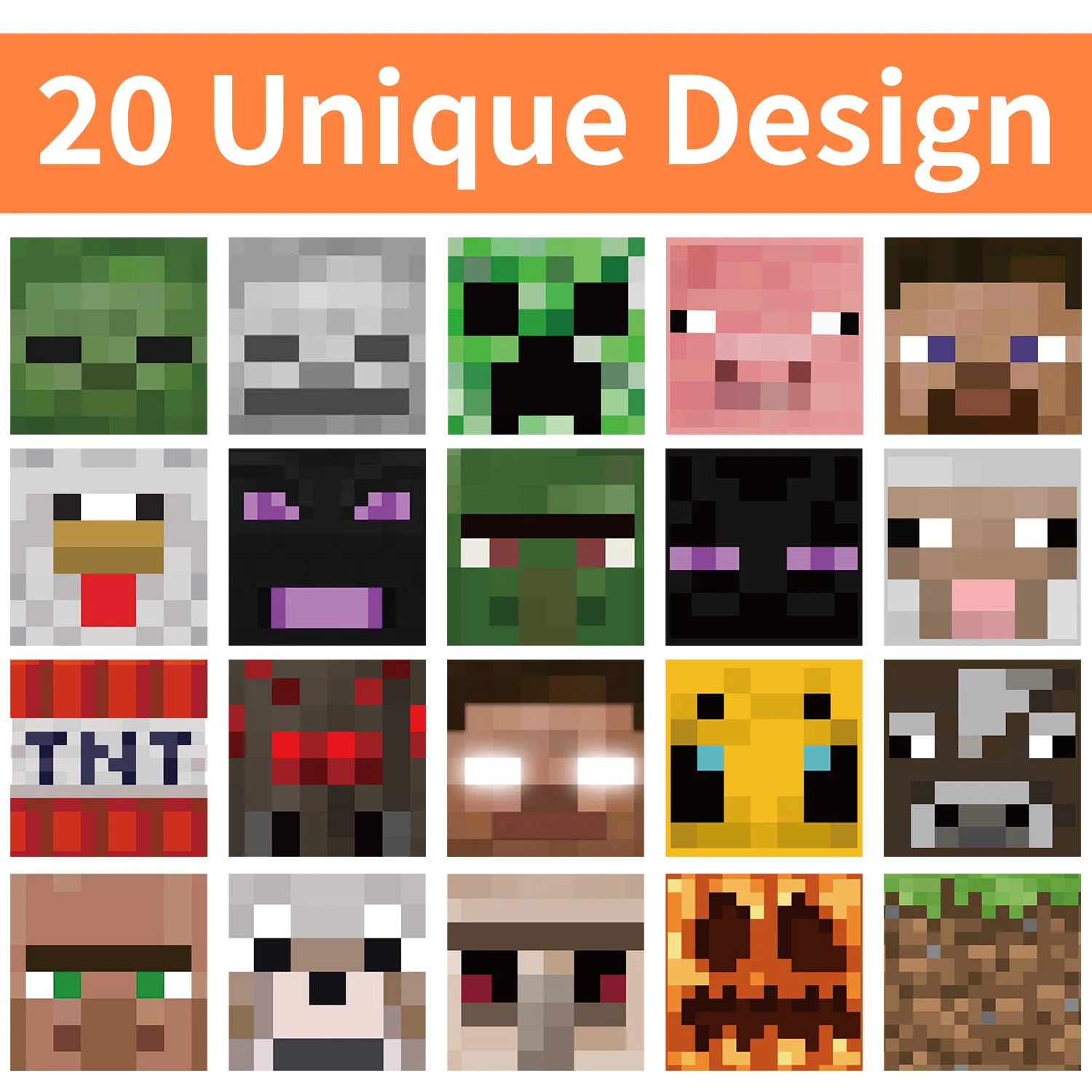 Sticker Roll 500pcs Minecraftes Diy Journal Stickers Student Stationery Desktop Decoration Piexl Game Themed Children Toys Gift