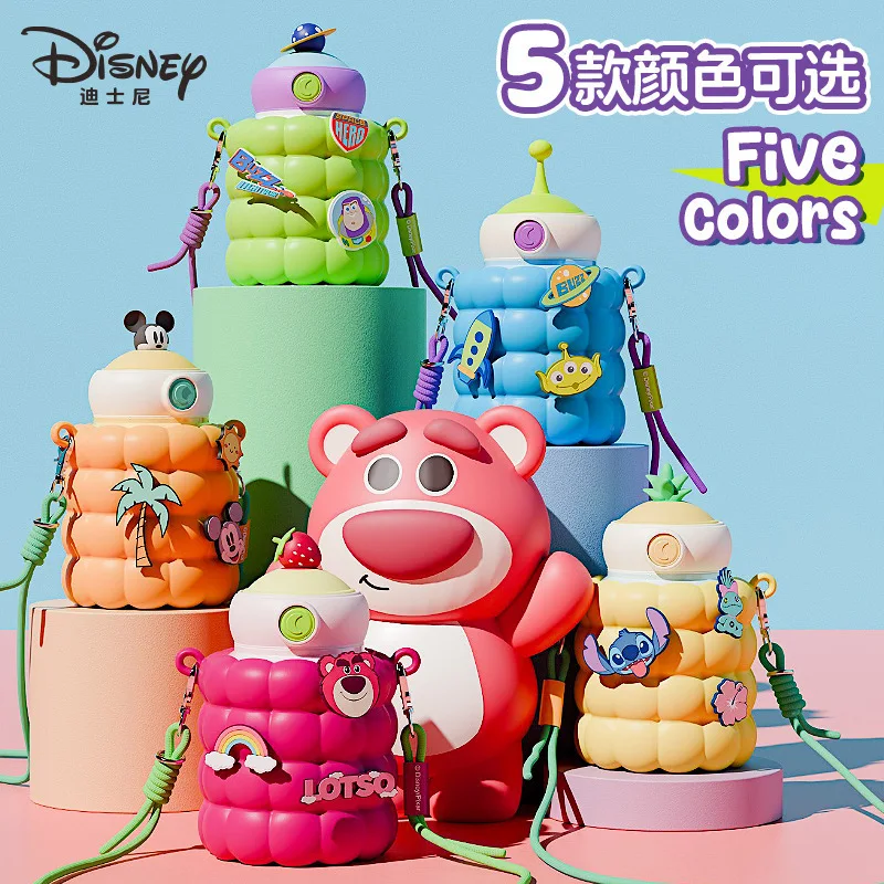 

Новинка 2023 года, детский термос Disney Pixar для девочек — высокая стоимость, большая емкость, уличная бутылка для воды с соломенной изоляцией