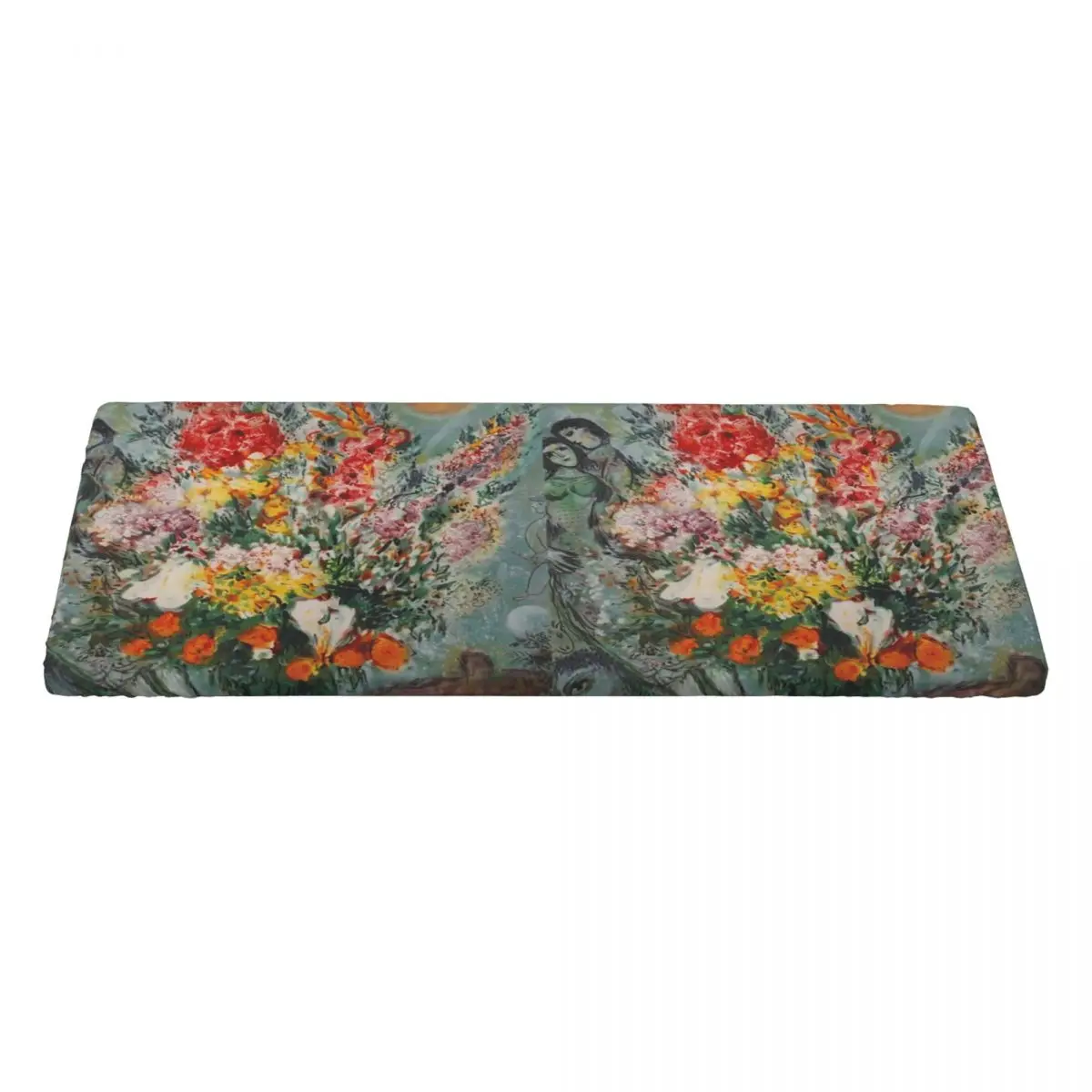 Marc Chagall Bouquet De Fleurs Custom Rectangular Tablecloth Waterproof Table Cover for Festival Party Decorations Table Cloth