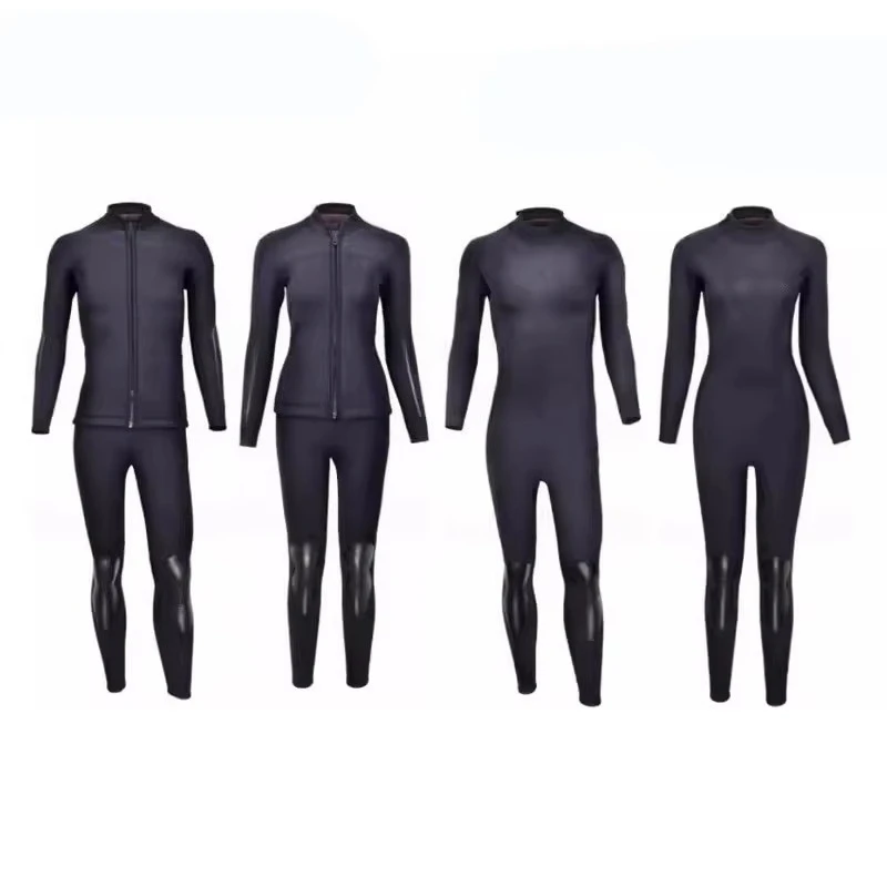 Customized  3.5/5mm Warm Surfing Swimming Diving Front Zipper Top Vest Wetsuit Jacket Coat
