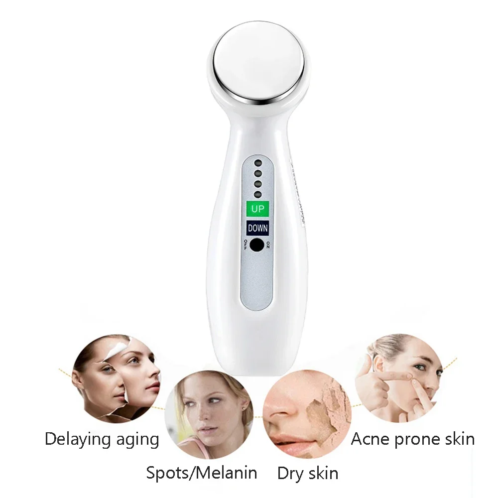 Limpiador Facial ultrasónico de cavitación de 1Mhz, adelgazante corporal, Spa, estiramiento de la piel, levantamiento, antiacné, eliminación de arrugas, masajeador de belleza