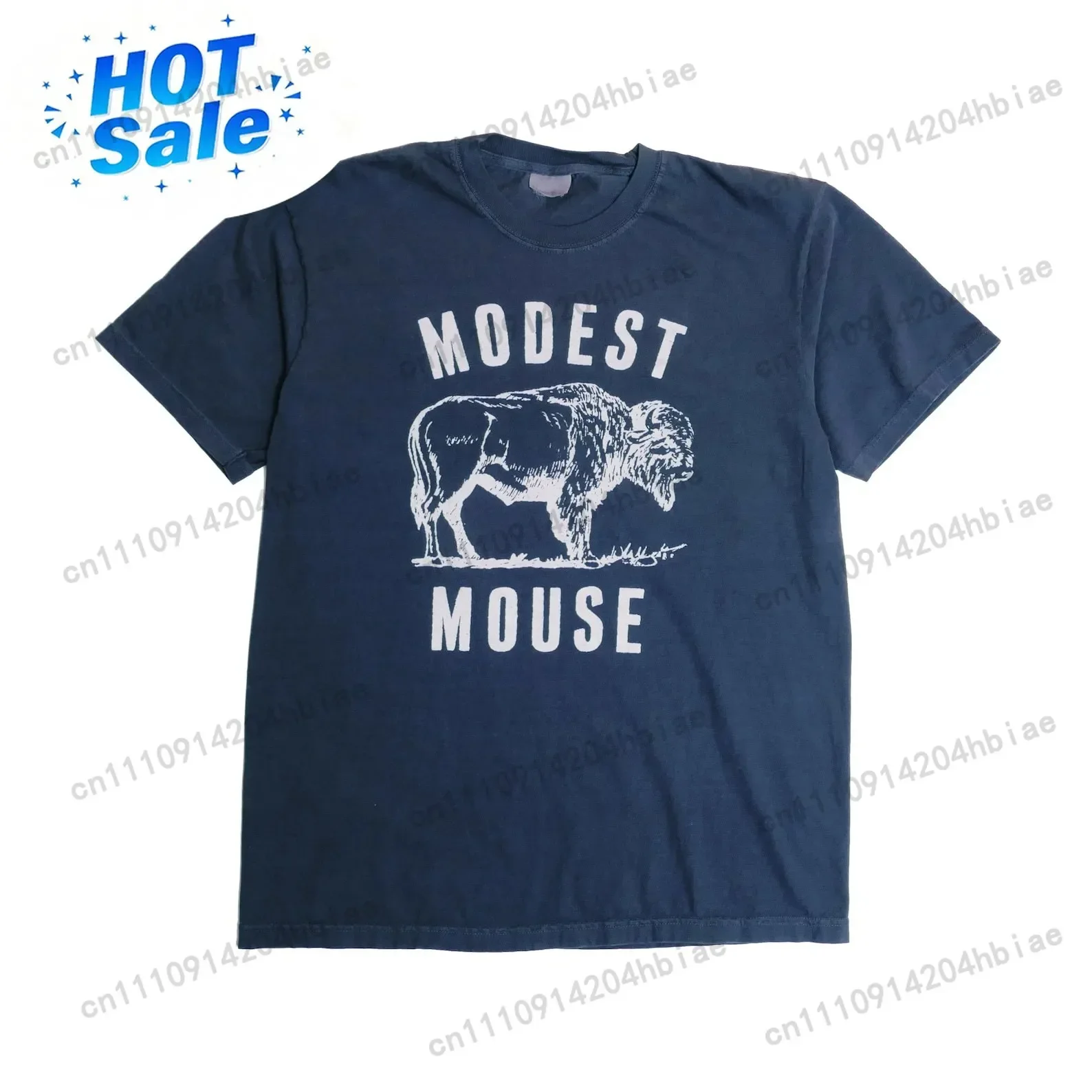 Modest Mouse Buffalo Band Tee Ultra Faded Post Punk American Indie Alternative Rock n Roll Shirt Heavyweight The Lonesome Crowde