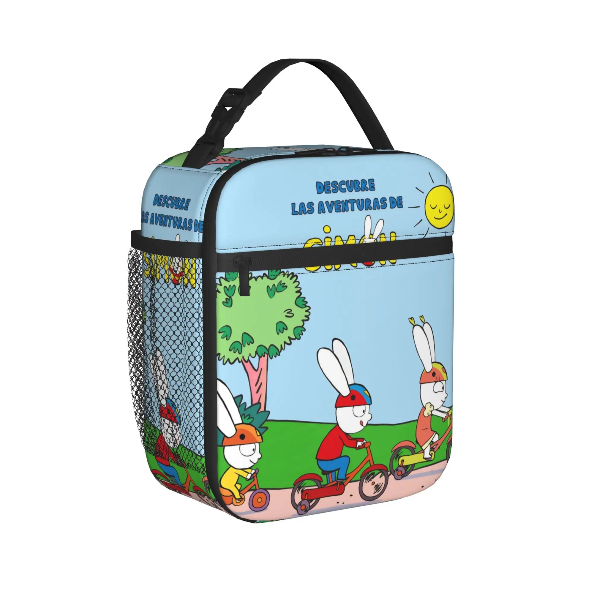 Simon Super Rabbit Merch Insulated Lunch Bags For School  Storage Food Boxes Portable Cooler Thermal Lunch Boxes
