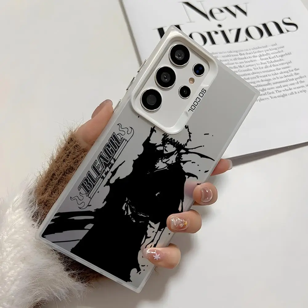 حافظة لهاتف سامسونج جالاكسي S25 S24 S22 S23 Ultra S21 S23 Plus 5G غطاء لامع من البولي يوريثان الحراري مقاوم للصدمات Funda #5