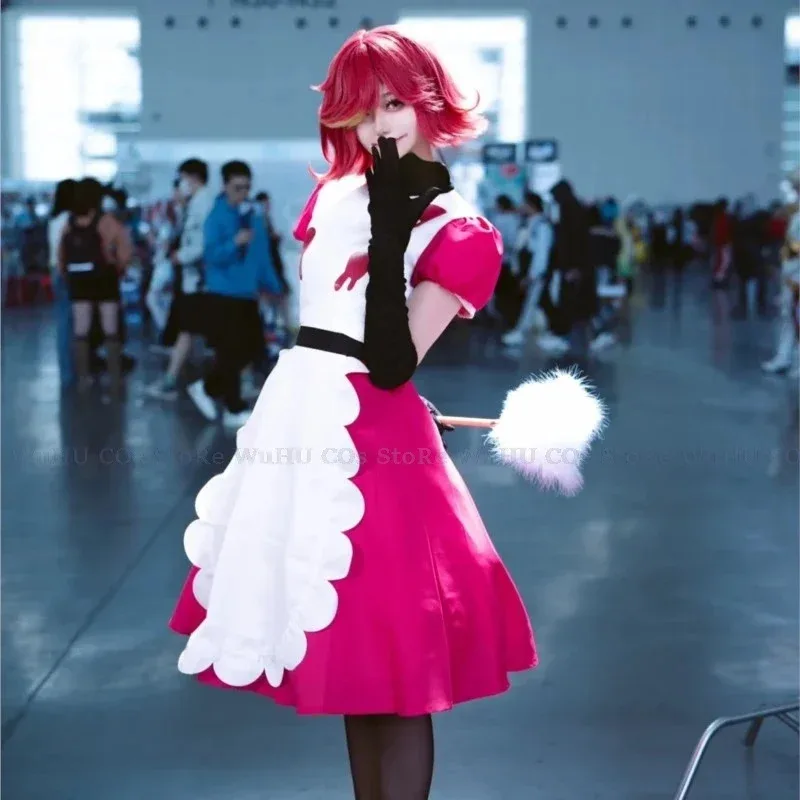 Az15Niffty Anime Hazbin Niffy Hotel traje lindo diablo ropa de juego de rol uniforme Cosplay fiesta de Halloween vestido de mujer