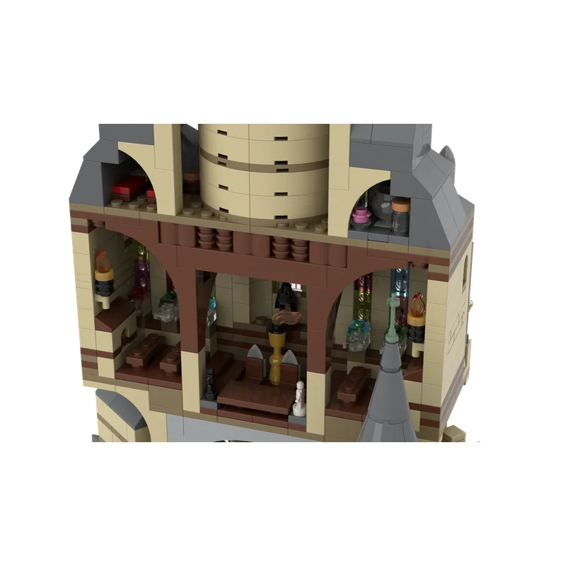 Moc Mattoni da costruzione Torri rotanti modulari - Modello alternativo di 71043 Blocchi tecnologici Regali di costruzione di giocattoli fai da te di Natale