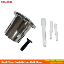 AH0001800R 822043001 Compatible With ROCA Cistern D2D Dual Flush Push Button Half Moon New Style