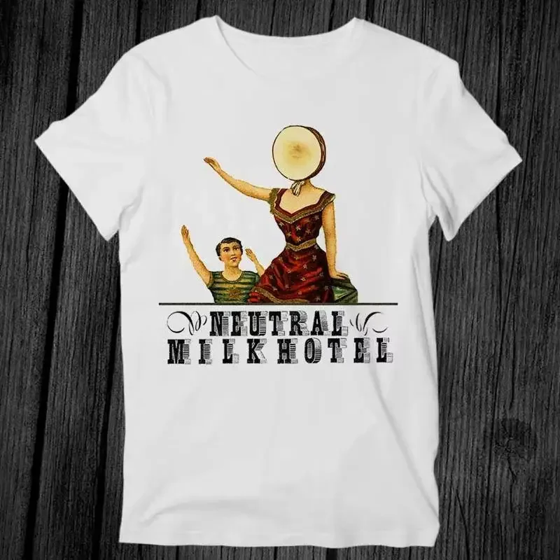 Neutral Milk Hotel Band Aeroplane White T Shirt Size S 5Xl